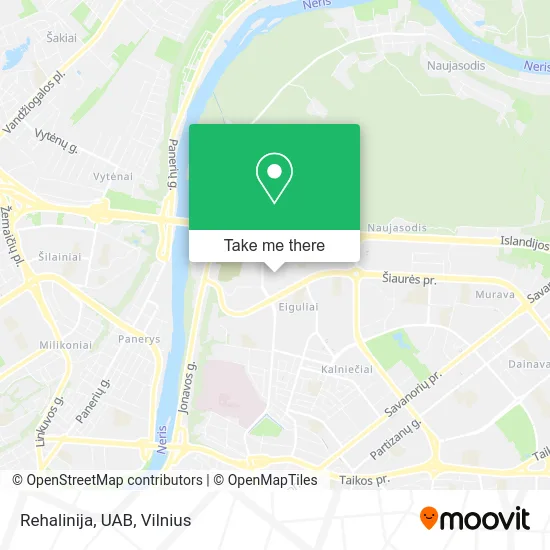 Карта Rehalinija, UAB