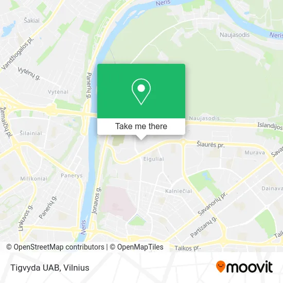 Карта Tigvyda UAB