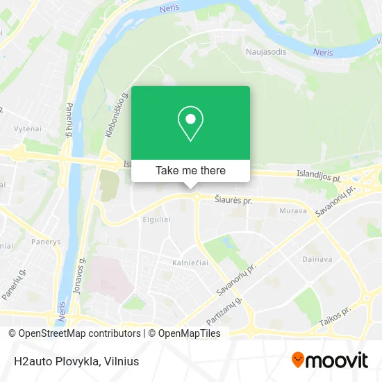Карта H2auto Plovykla