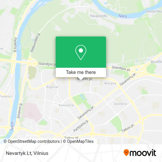 Карта Nevartyk.Lt