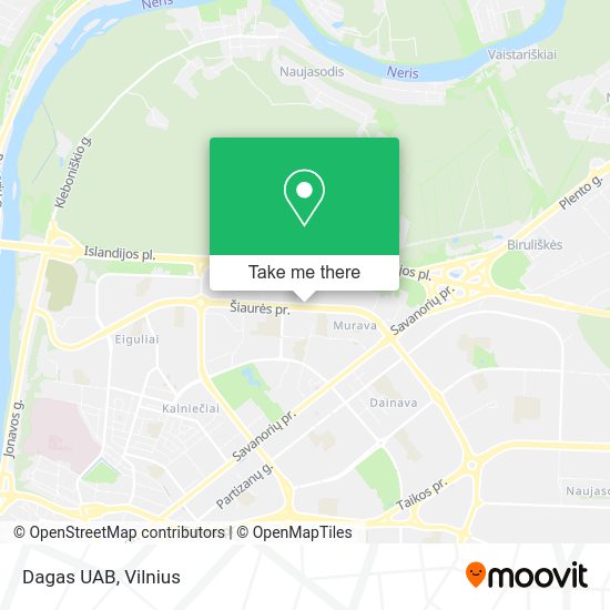Карта Dagas UAB