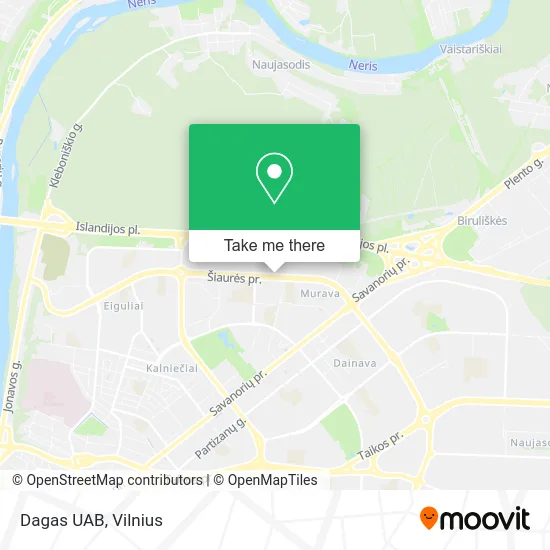 Карта Dagas UAB