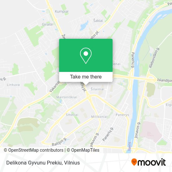 Карта Delikona Gyvunu Prekiu