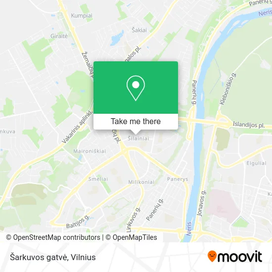 Šarkuvos gatvė map