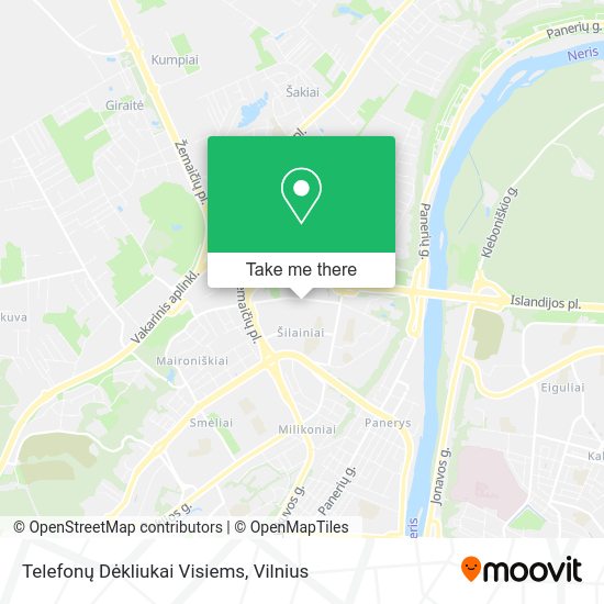Карта Telefonų Dėkliukai Visiems