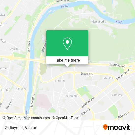 Карта Zidinys.Lt
