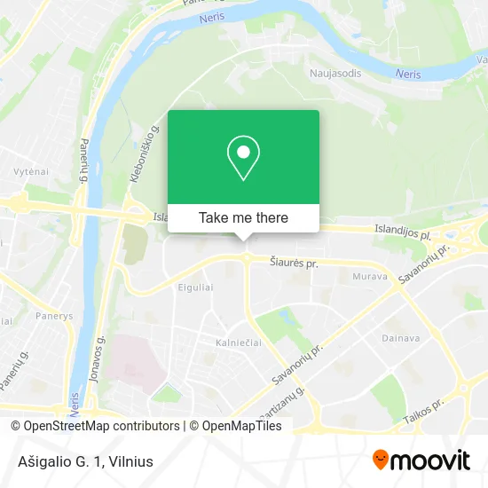 Карта Ašigalio G. 1