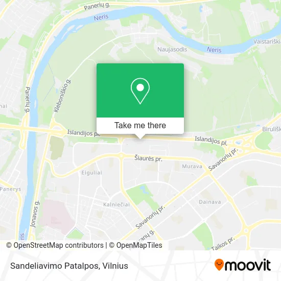 Карта Sandeliavimo Patalpos