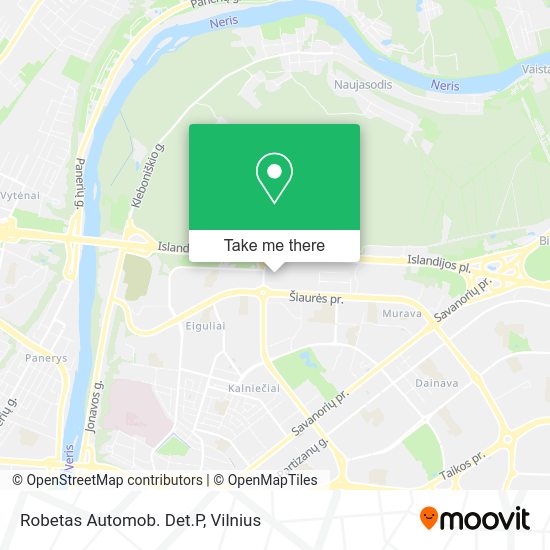 Карта Robetas Automob. Det.P