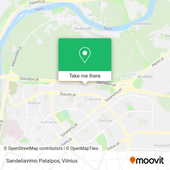 Карта Sandeliavimo Patalpos