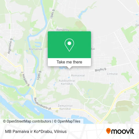 Карта MB Pamaiva ir Ko*Drabu