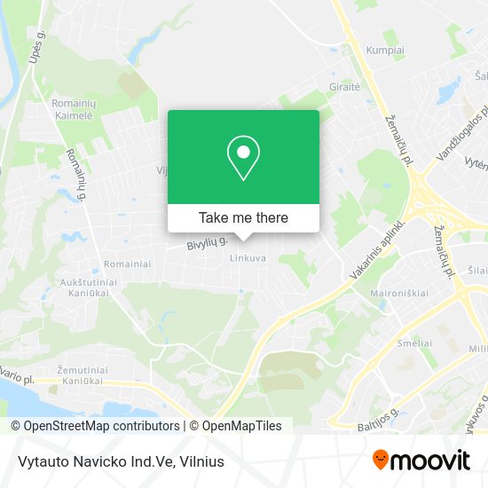 Карта Vytauto Navicko Ind.Ve