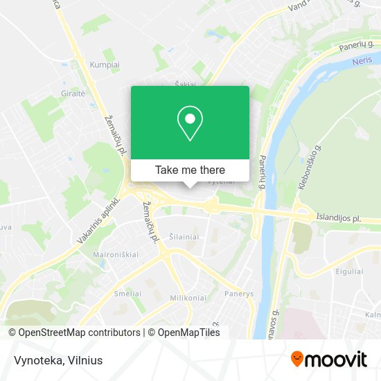 Карта Vynoteka