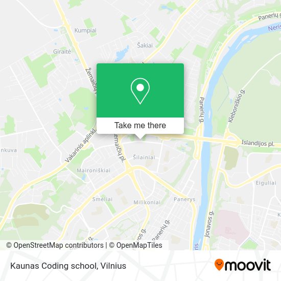 Карта Kaunas Coding school