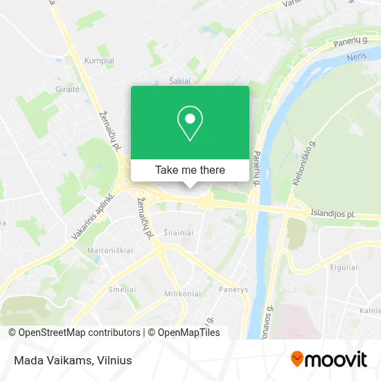 Mada Vaikams map