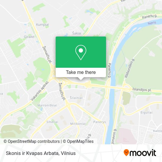Карта Skonis ir Kvapas Arbata