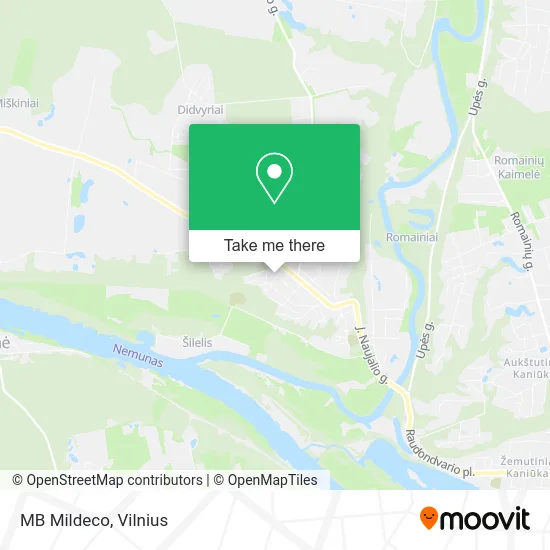 MB Mildeco map