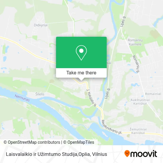 Карта Laisvalaikio ir Užimtumo Studija,Oplia