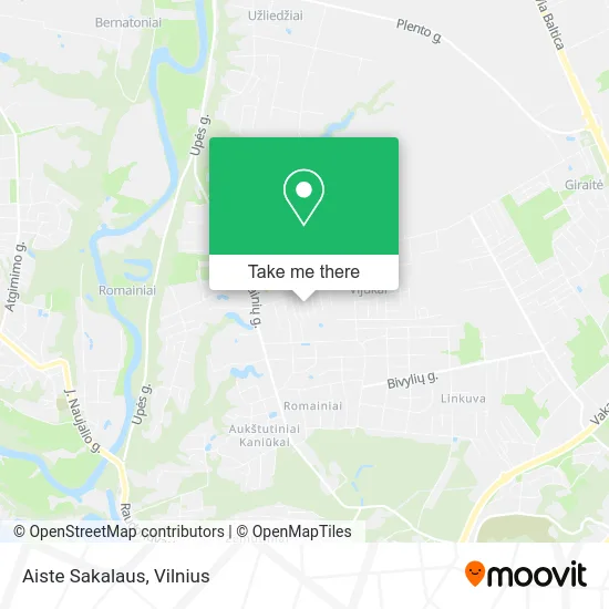 Карта Aiste Sakalaus