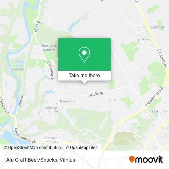 Карта Alu Craft Beer/Snacks