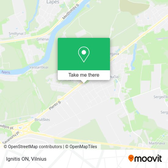 Карта Ignitis ON