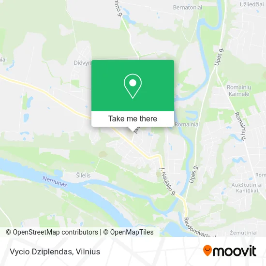 Карта Vycio Dziplendas