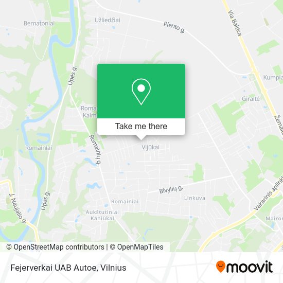 Карта Fejerverkai UAB Autoe