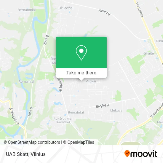 Карта UAB Skatt