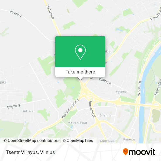 Карта Tsentr Vil'nyus