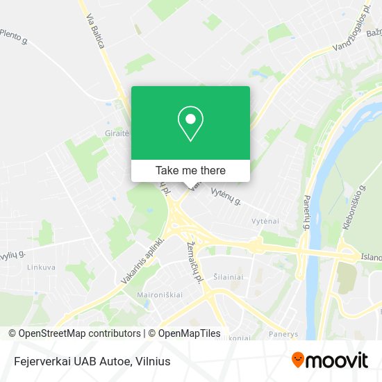 Карта Fejerverkai UAB Autoe