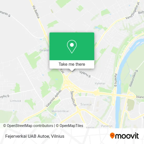 Карта Fejerverkai UAB Autoe