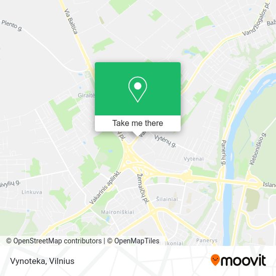 Карта Vynoteka