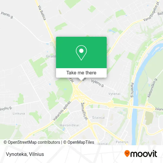 Карта Vynoteka