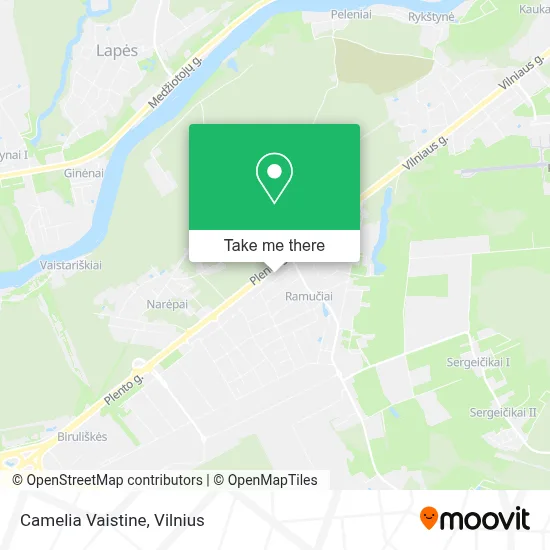 Camelia Vaistine map