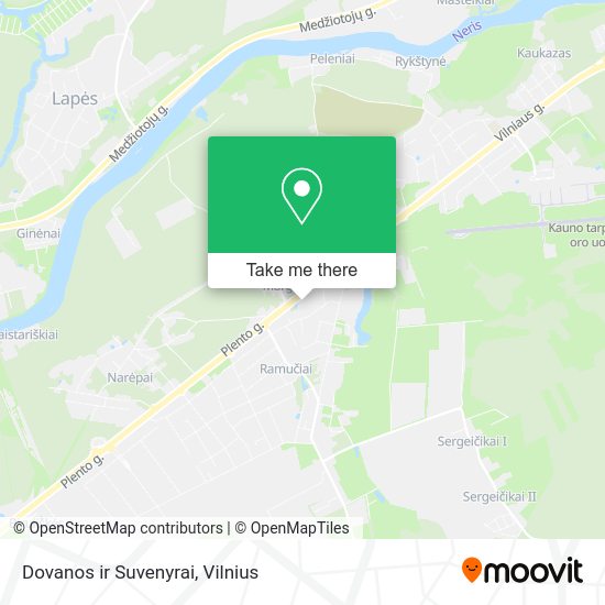Карта Dovanos ir Suvenyrai