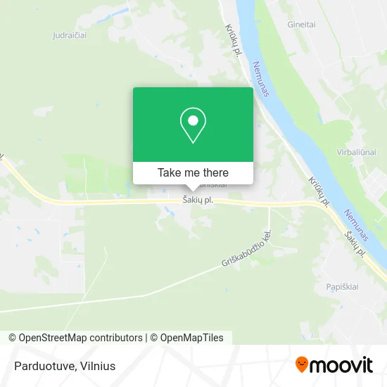 Карта Parduotuve