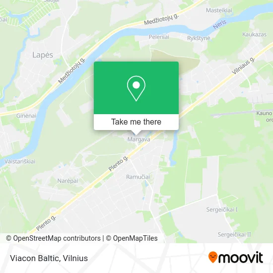 Карта Viacon Baltic