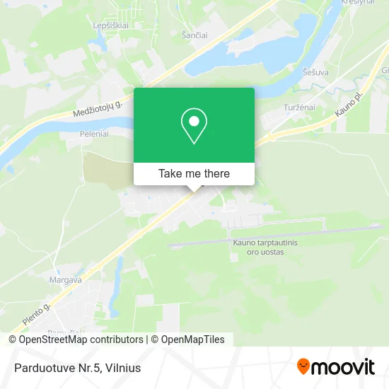 Карта Parduotuve Nr.5