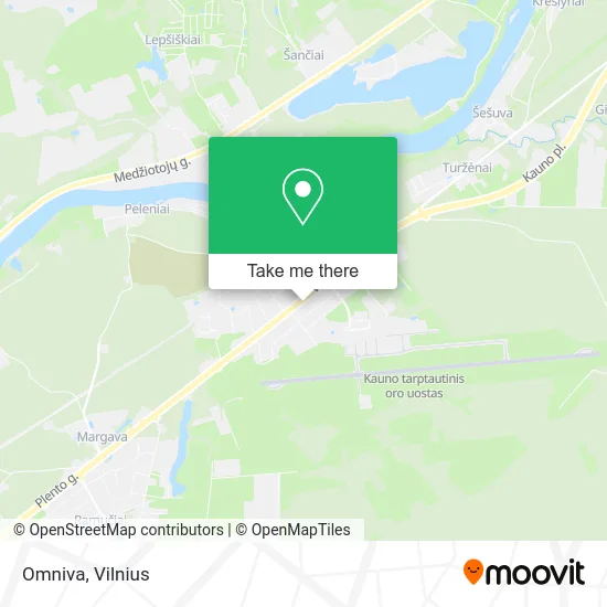 Карта Omniva