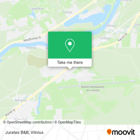 Карта Jurates B&B