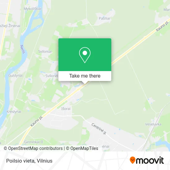 Poilsio vieta map