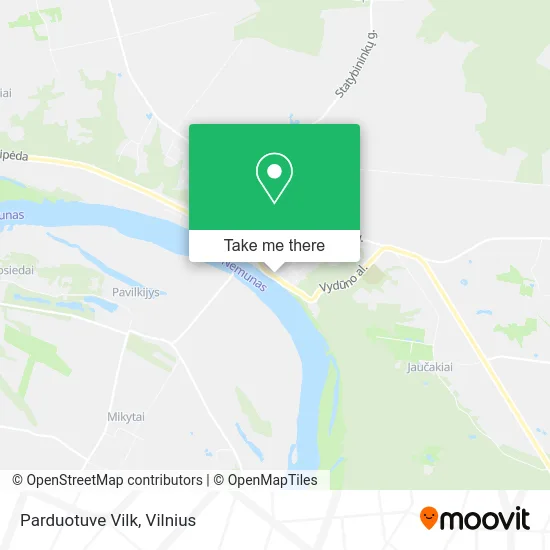 Карта Parduotuve Vilk