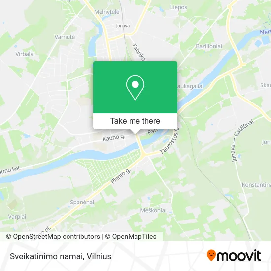 Карта Sveikatinimo namai