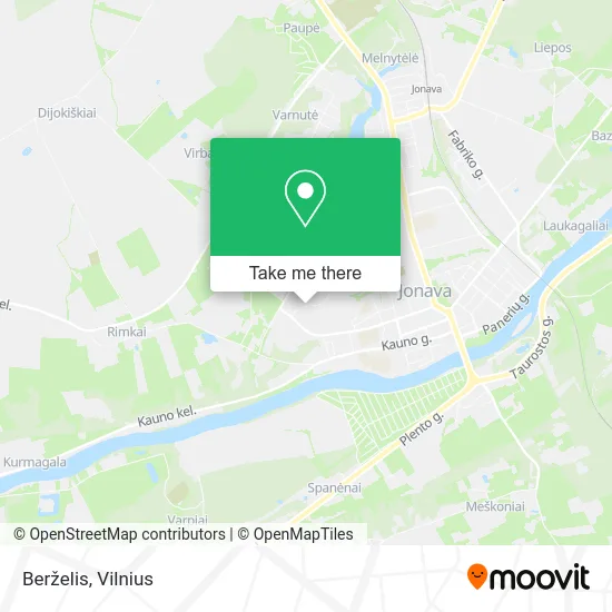 Карта Berželis