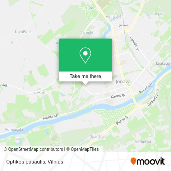 Карта Optikos pasaulis