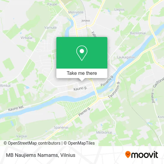 Карта MB Naujiems Namams