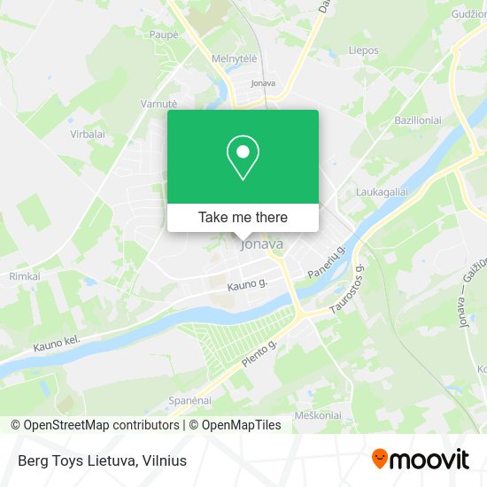 Карта Berg Toys Lietuva