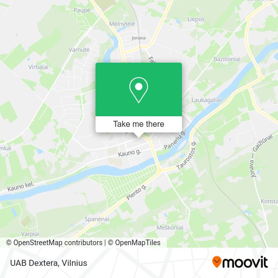 Карта UAB Dextera