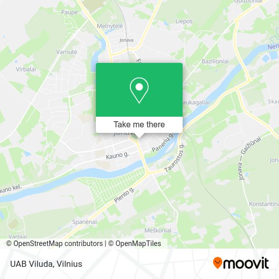 Карта UAB Viluda