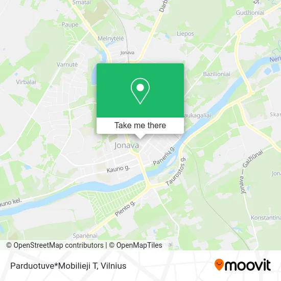 Карта Parduotuve*Mobilieji T